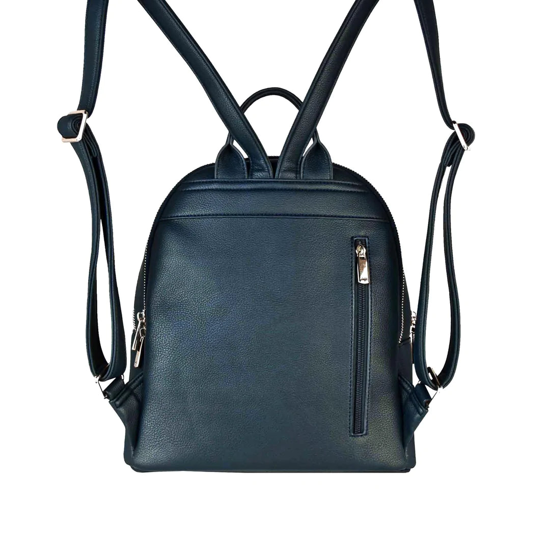 Miztique, Bags, Miztique Black Vegan Leather Sienna Backpack New
