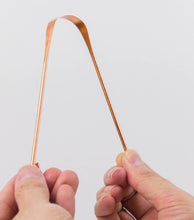 Load image into Gallery viewer, Copper Tongue Scraper