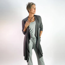 Load image into Gallery viewer, Faceplant Bamboo® Swing Jacket- Earl Gray