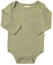 Load image into Gallery viewer, Solid Color Onesie With Pocket
