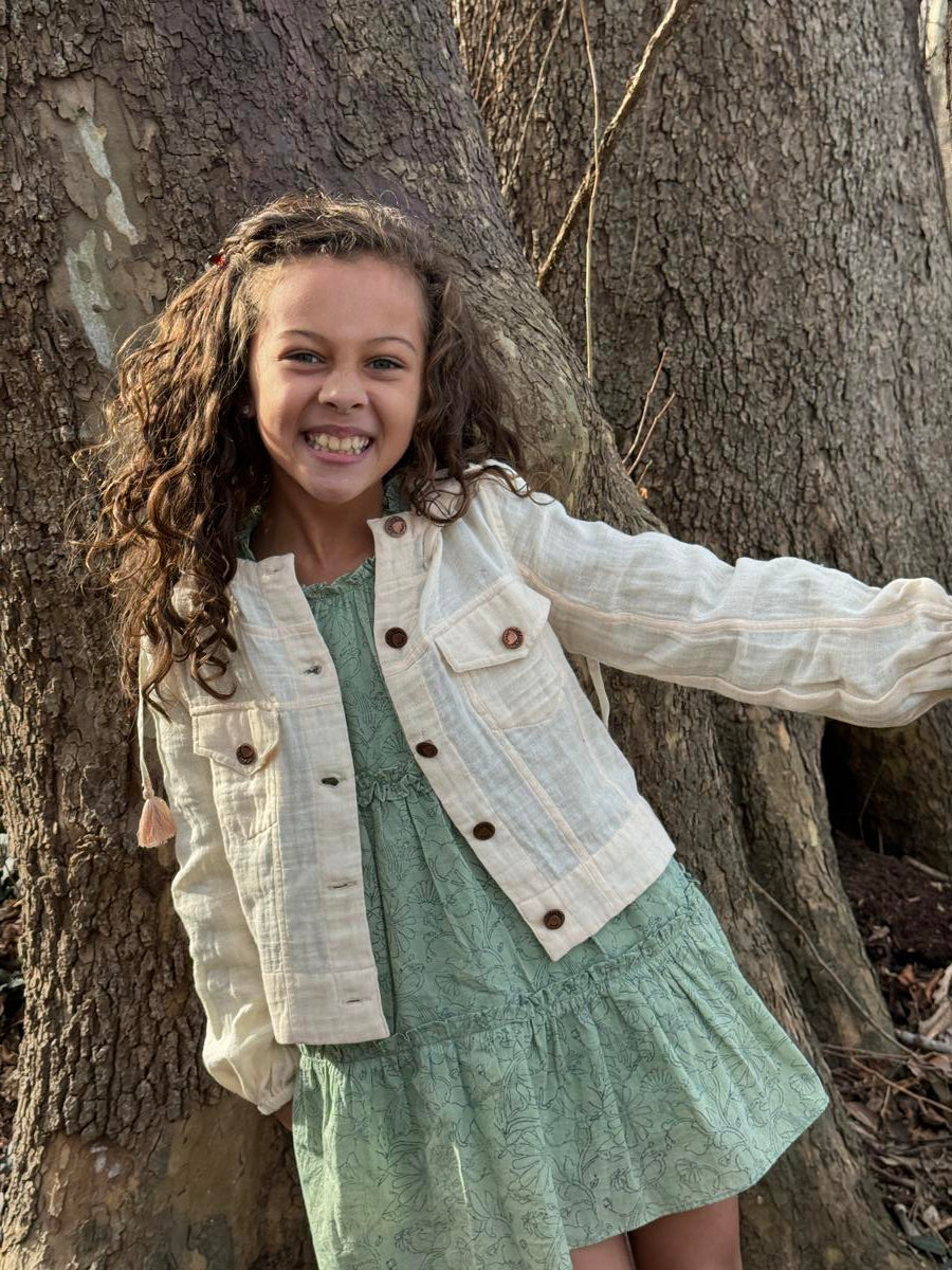 Youth Gauze Denim Style Jacket