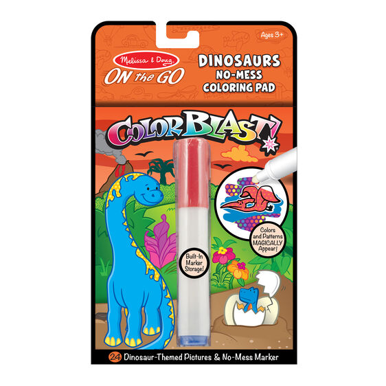 ColorBlast! No-Mess Coloring Pad - Dinosaur