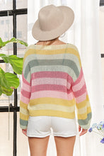 Load image into Gallery viewer, Soft Stripe Long Sleeve Sweater Top
