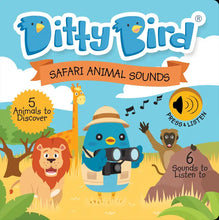 Load image into Gallery viewer, Ditty Bird Sound Book: Safari Animal Sounds
