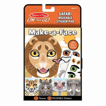 Load image into Gallery viewer, Make-a-Face Reusable Sticker Pad -On the Go Travel
