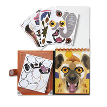 Load image into Gallery viewer, Make-a-Face Reusable Sticker Pad -On the Go Travel
