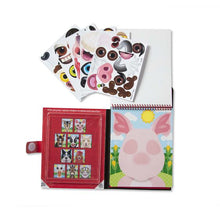 Load image into Gallery viewer, Make-a-Face Reusable Sticker Pad -On the Go Travel
