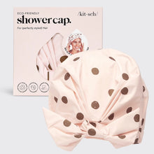 Load image into Gallery viewer, Luxury Shower Cap - Blush Dot
