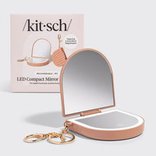 Load image into Gallery viewer, Terracotta Compact Mirror Keychain
