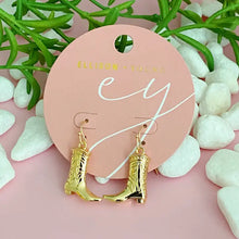 Load image into Gallery viewer, Cowgirl Bootie Dangle Earring
