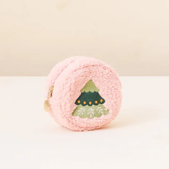 Christmas Tree Teddy Pouch