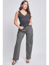 Load image into Gallery viewer, Missy High Rise Belted Cargo Pant
