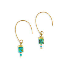 Load image into Gallery viewer, Beaded Tile Earrings
