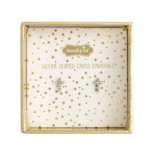 Load image into Gallery viewer, Cross Stud Earrings
