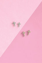 Load image into Gallery viewer, Cross Stud Earrings
