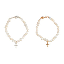 Load image into Gallery viewer, Petite Cross Bracelet
