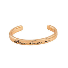 Load image into Gallery viewer, Jesus Loves Me Cuff Bracelet
