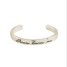 Load image into Gallery viewer, Jesus Loves Me Cuff Bracelet
