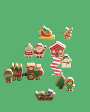 Load image into Gallery viewer, North Pole Wood Toy Set
