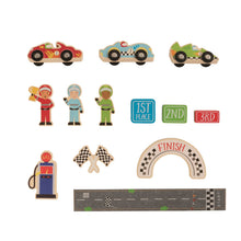 Load image into Gallery viewer, Race Car Wood Toy Set
