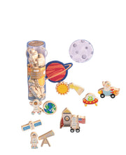 Load image into Gallery viewer, Space Wood Toy Set
