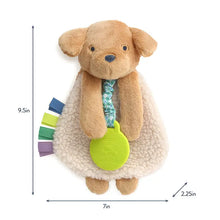 Load image into Gallery viewer, Itzy Lovey™ Puppy Plush with Silicone Teether Toy
