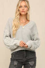 Load image into Gallery viewer, Slouchy V-Neck Sweater
