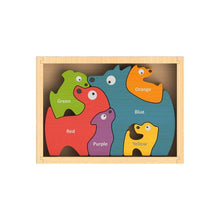 Load image into Gallery viewer, Dog Family Puzzle-Bilingual
