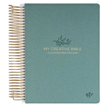 Load image into Gallery viewer, Kjv My Creative Bible Teal Linen - Hardcover
