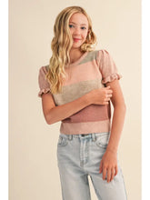 Load image into Gallery viewer, Puff Sleeve Cropped Sweater
