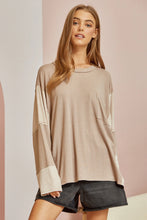 Load image into Gallery viewer, Mix Media Tunic Top

