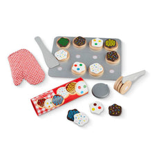Load image into Gallery viewer, Slice and Bake Cookie Set - Wooden Play Food
