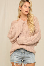 Load image into Gallery viewer, Textured Cable Knit Cozy Sweater
