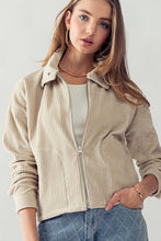 Load image into Gallery viewer, Bray High Button Collar Corduroy Jacket
