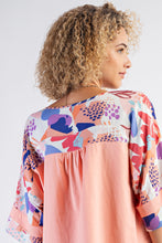 Load image into Gallery viewer, Mix Print Boxy Knit Top
