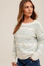 Load image into Gallery viewer, Round Neck Textured Sweater Pullover
