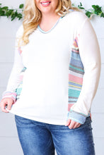 Load image into Gallery viewer, Plus Size Multicolor Terry Hoodie
