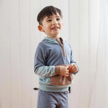 Load image into Gallery viewer, Boy&#39;s Color Blocked Toddler Sweatshirt Set
