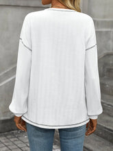 Load image into Gallery viewer, Crew Neck Pocket Casual Loose Top
