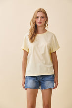 Load image into Gallery viewer, Mali Baby Tee Short Sleeve Top - Butter
