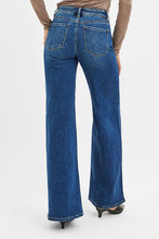 Load image into Gallery viewer, Mid Rise Wide Jeans With Front Patch Pocket

