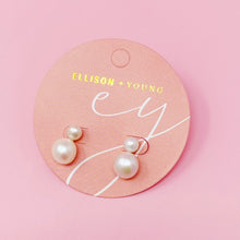 Load image into Gallery viewer, Classic Double Pearl Earrings
