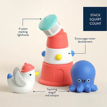 Load image into Gallery viewer, Itzy Stack &amp; Squirt™ Bath + Water Toy

