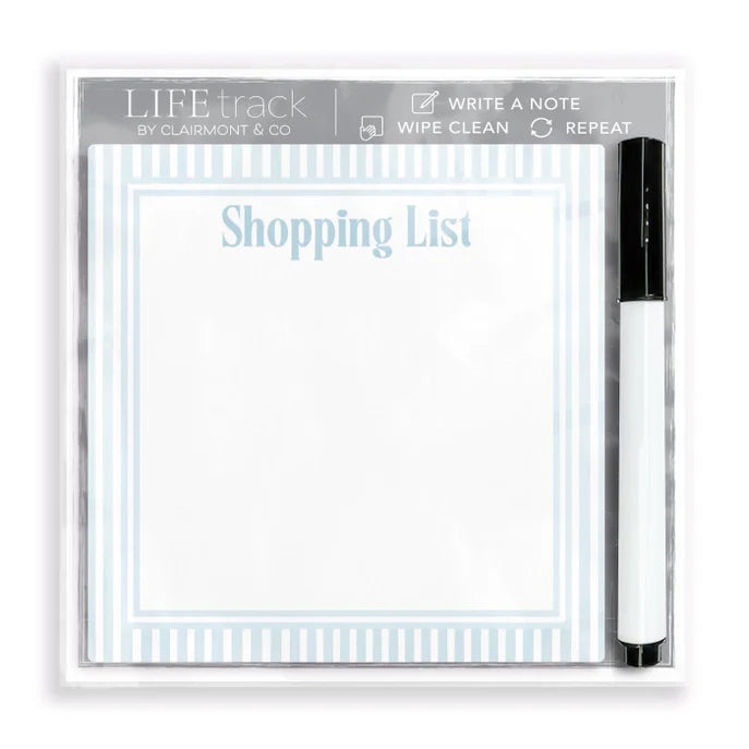 Chic Clear Reminder Dry Erase Pad