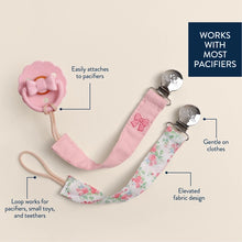 Load image into Gallery viewer, Itzy Clip™ Fabric Pacifier Strap - Bow

