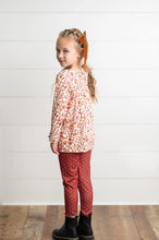 Load image into Gallery viewer, Kids Cinnamon Fall Floral Pant Set

