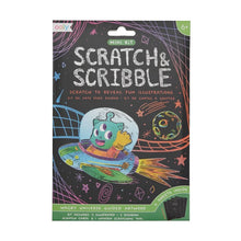 Load image into Gallery viewer, Mini Scratch &amp; Scribble Art Kit: Wacky Universe
