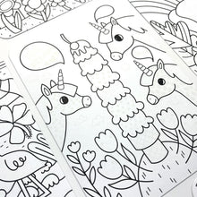 Load image into Gallery viewer, Undercover Art Hidden Patterns Coloring Activity - Unicorn Friends
