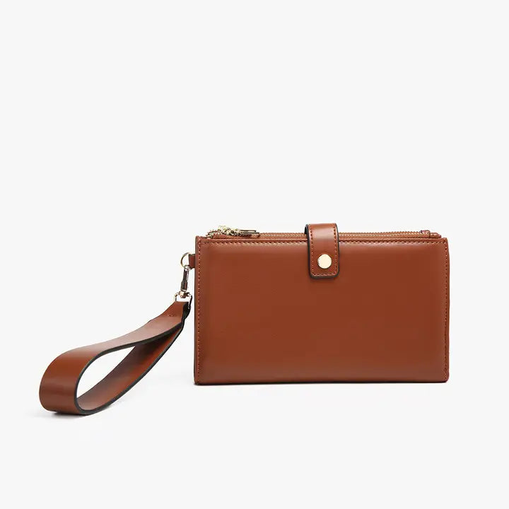 Lark Zip-Top Wallet w/ Wristlet Strap