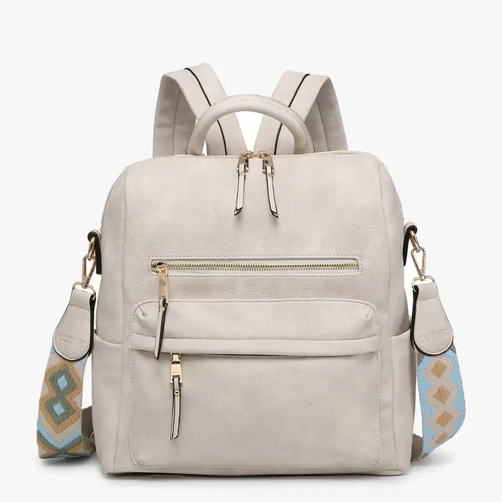 Amelia Off-White Backpack